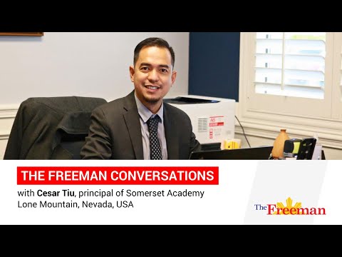#TheFreemanConversation on education and COVID-19 with Somerset Academy Lone Mountain's Cesar Tiu