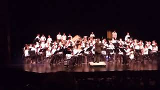 Canyon Park Middle School Wind Ensemble Winter Concert Song 3