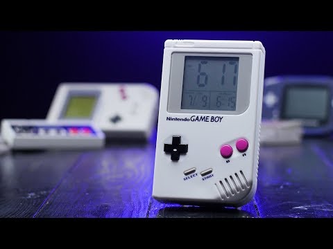 Game Boy Alarm Clock | Paladone - YouTube
