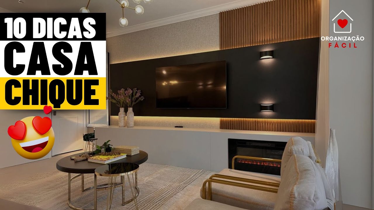 10 IDEIAS DE DECORAÇÃO QUE DEIXAM SUA CASA CHIQUE E LUXUOSA CASA DE ...