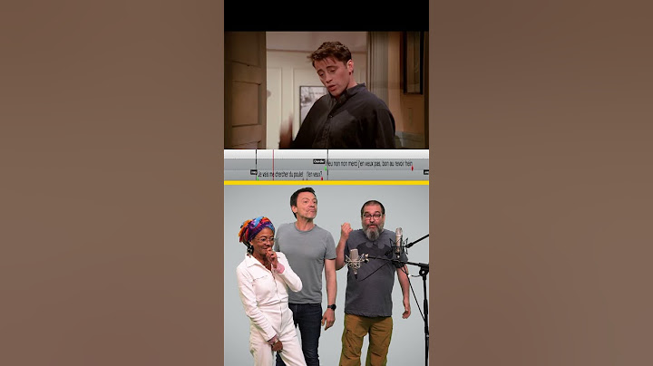 Les VF de Chandler, Joey et Monica redoublent une scène culte de FRIENDS !