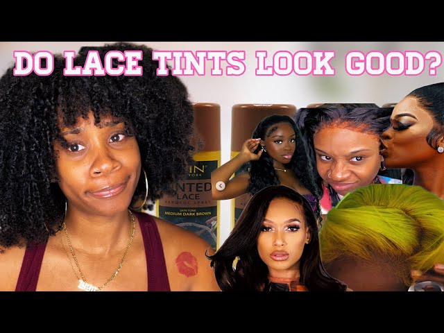 Does Ebin New York Lace Tint Work?🧐 Bomb Goddess 13x6 lace wig ft. Wiggins  Hair