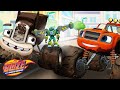 Blaze Helps Gasquatch Buy a Mega Mud Robot! 🤖 w/ AJ | Blaze and the Monster Machines