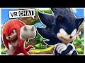 Dark movie sonic meets movie knuckles in vr chat