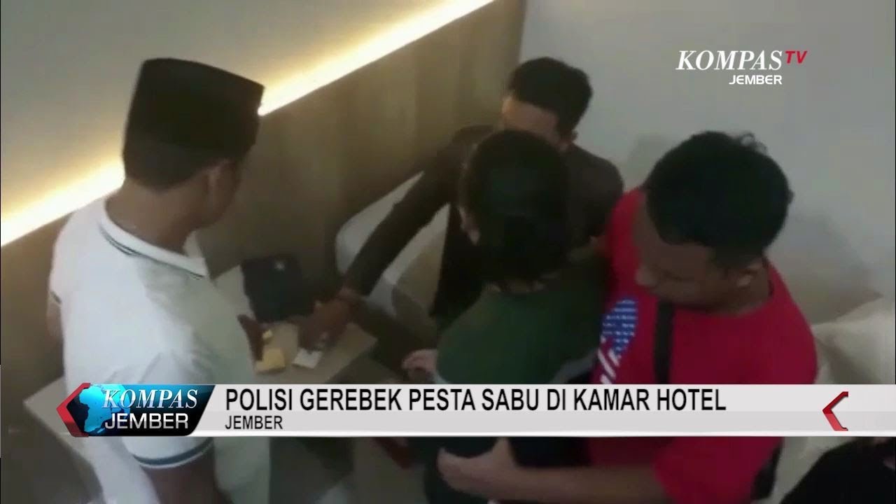 Polisi Gerebek Pesta Sabu Di Kamar Hotel