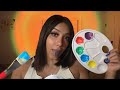 Asmr spit painting you with edible paint  mouth sounds