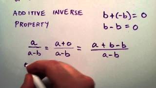 Algebraic Properties Part 3 , Intermediate Algebra , Lesson 20