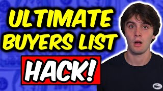 SECRET HACK TO BUILD YOUR BUYERS LIST- WHOLESALING REAL ESTATE