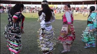 MVI 5188 Mandaree 2023, Championship Sunday, Women's Old Style Jingle Dress Special Part I...