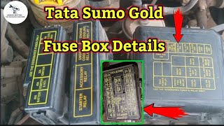 ❤️ Tata Sumo Gold Fuse Box Full Diagnose | Sumo Gold Fuse Box Details 🛑 #fuse #sumo #tata #wiring