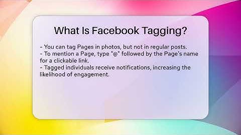 What Is Facebook Tagging? - Everyday-Networking