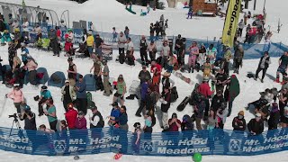 Mt. Hood Meadows wraps season with celebratory “pond skim”