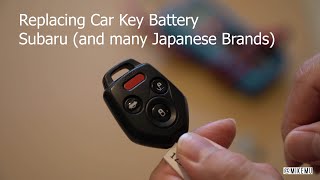 How to Replace Your Car Key Battery | Subaru