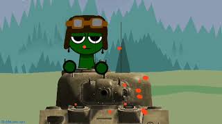 WW2 Fury Tank Sprunki Battle M4 Sherman VS Tiger I [Sprunki Combat] 