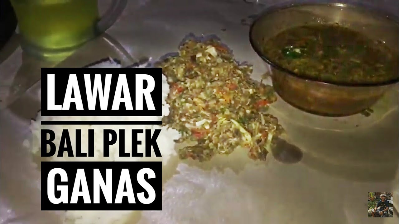 Lawar Ikan Tuna Plek Ganas dan Komoh masakan khas Bali 