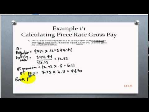 Video: How To Calculate Piecework Salary