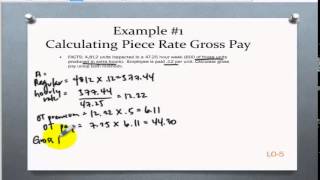 Piecework Earnings