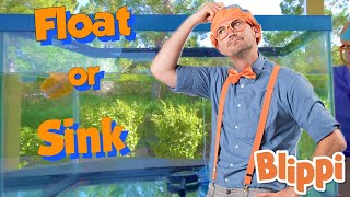 Blippi Sinkor Float Part 3 | Blippi | Learn With Blippi | Funny Videos & Songs