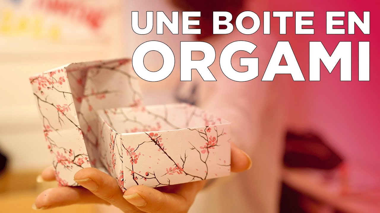 Fabrique une boîte en origami #LudoTUTO