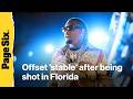 Offset 'stable' after being shot near casino in Florida