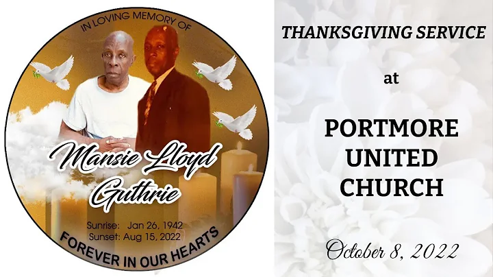 Thanksgiving Service for the Life of Mansie Lloyd ...