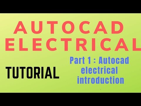 autocad-electrical-tutorial--introduction-part-1