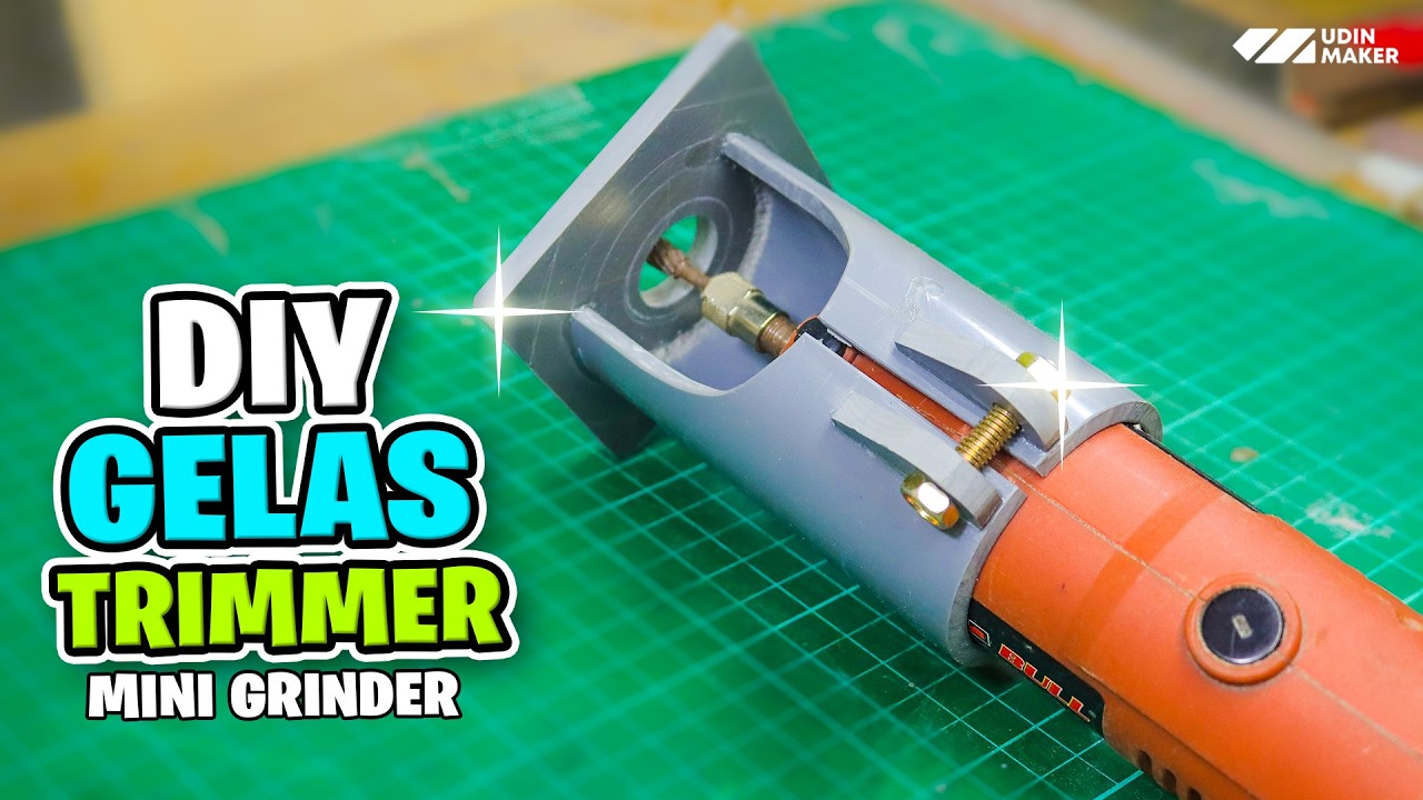 Cara Membuat Gelas Trimmer Mini Grinder Dari PVC