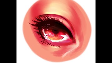 【Paint Tool SAI】Speedpaint-Four eyes tutorial 四種眼睛教學