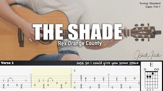 PDF Sample THE SHADE - Rex Orange County guitar tab & chords by Kenneth Acoustic.