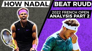 How Rafael Nadal beat Casper Ruud at the 2022 French Open | Surgical Precision