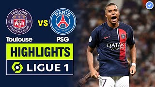 Highlights Toulouse vs PSG | Mbappe tỏa sáng ngày trở lại - bắn phá không nghỉ - solo đẳng cấp