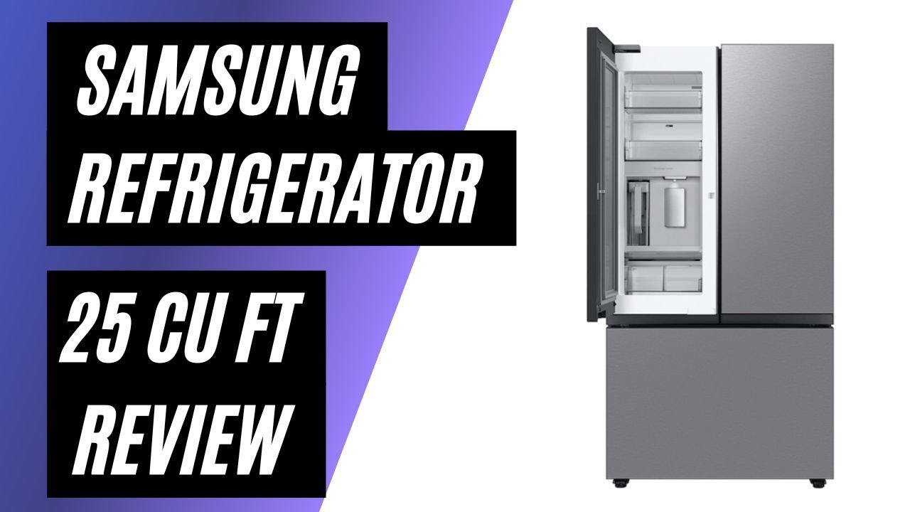 Samsung Smart Refrigerator 25 CU FT French Style Door RF25C5551SR
