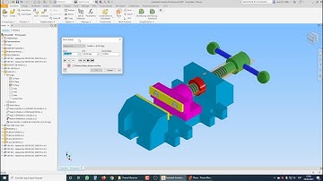 Ensamble y animación de Prensa Mecánica - Autodesk Inventor 2020