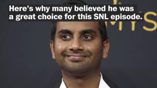 Aziz Ansari's SNL episode after inauguration was a biting criticism of Trump