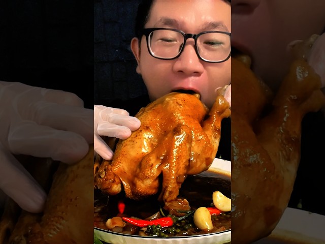 Gà hấp xì dầu – lạ mà cuốn! #mukbang #asmr #food