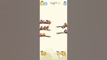 Bird Sort Challenge! 🐦 | Level 4 | Fun Game Short