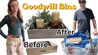 Goodwill Bins thrift with me! Before and After Makeovers and DIY 