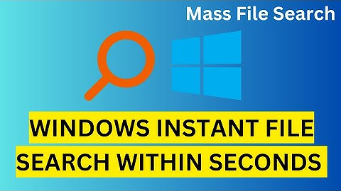 I Made Windows Search 100x Faster (And You Can Too)