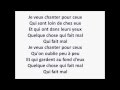 Michel Berger - Chanter pour ceux (avec les paroles)