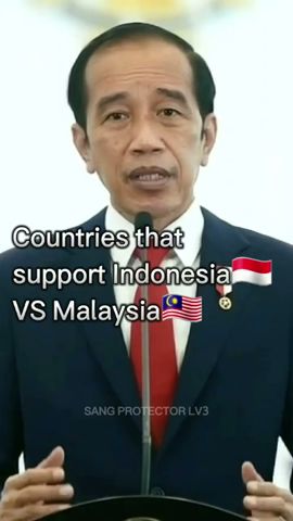 Countries that support Indonesia🇲🇨 vs Malaysia🇲🇾 #shorts #indonesia #malaysia #viral