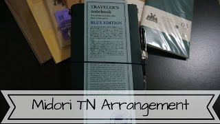 Midori TN refill arrangement-旅人日誌內頁配置分享