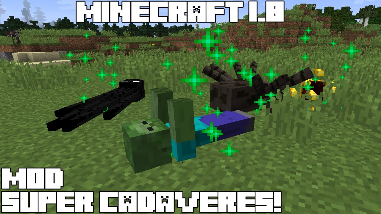 Minecraft 1 8 Mod Super Cadaveres Rpgloot Mod Espanol Youtube