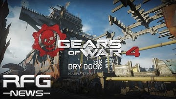 Gears of War 4 - Drydock Multiplayer Map Flythrough