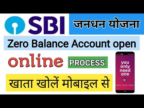 How to open sbi bank account online || zero balance saving account online apply || SBI Jandhan Yojna