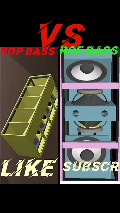 Pop bass vs RCF bass !!#shorts #viral #viralvideo