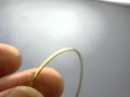 K18 gold hand carving very thin bangle：W1mm ~ 18金ゴールド手彫り極細バングル