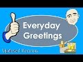 everyday greetings basic english conversation practice esl efl