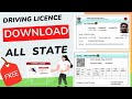 Driving Licence Download with Dl Number Only | How to Download Original Dl pdf online #dlpdf