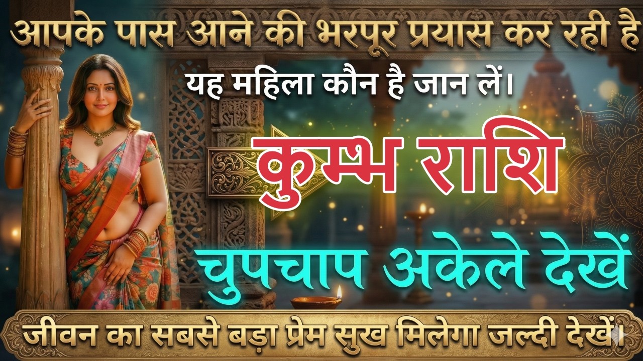 कुम्भ राशि वालों आपके पास आने की भरपूर प्रयास कर रही है यह महिला कौन है जान लों kumbhrashi