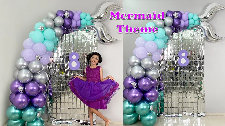 Mermaid Theme Birthday Balloon Decorartion